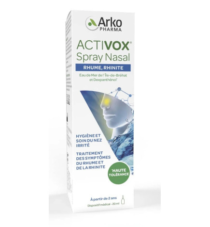 Activox – Spray nasal à l’eau de mer, 20 ml