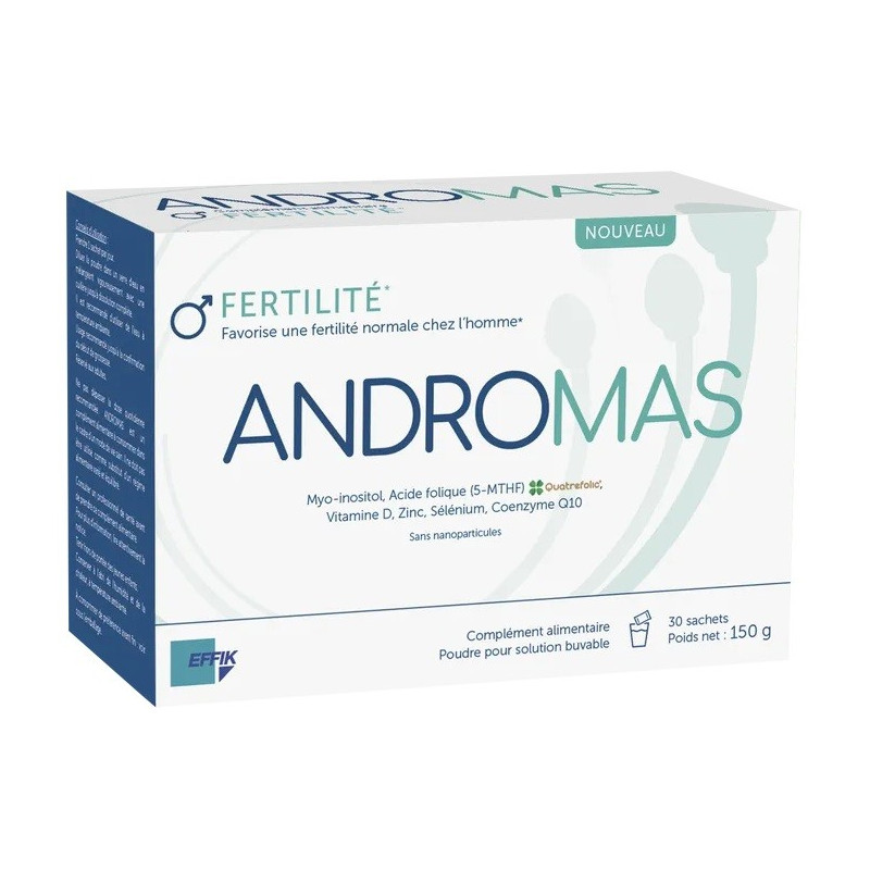 Effik – Andromas Fertilité Homme, 30 Sachets Effik – Andromas Fertilité Homme, 30 Sachets
