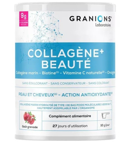 Granions – Collagène + Beauté  Peau & Cheveux  Action Antioxydante  275g
