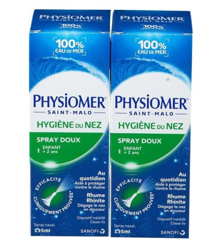 Physiomer – Hygiène du nez Spray Enfant - 2x135ml