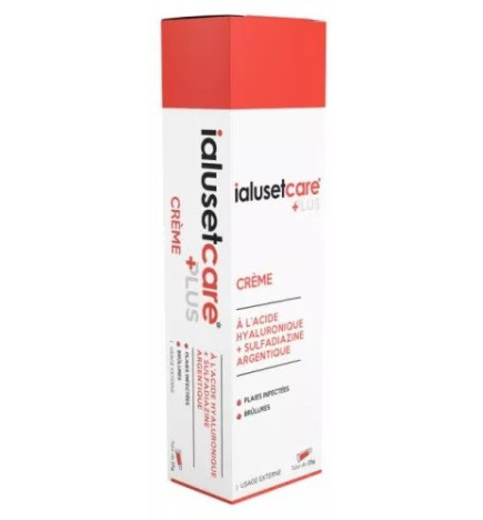 Ialusetcare – Crème plaies infectées, brûlures et affections dermatologiques, 25 g