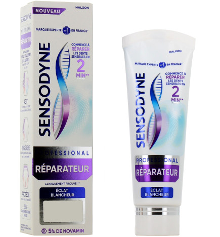 Sensodyne – Pro-Réparateur dentifrice blancheur, 75 ml