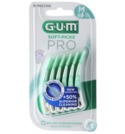 GUM – SoftPicks Pro M 60 Soft Picks