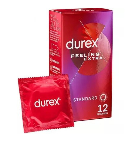 Durex – Préservatifs Feeling Extra, x12