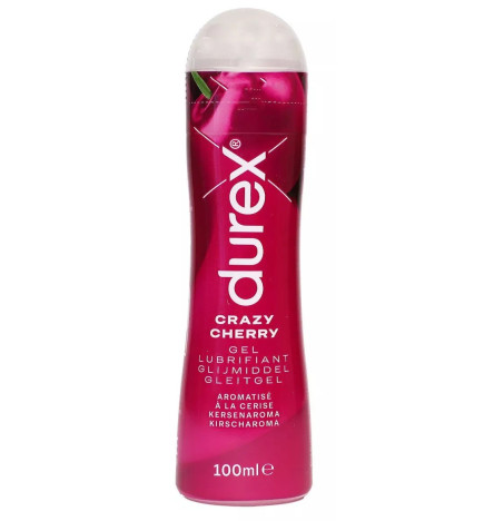 Durex – Gel lubrifiant Crazy Cherry Cerise, 100 ml