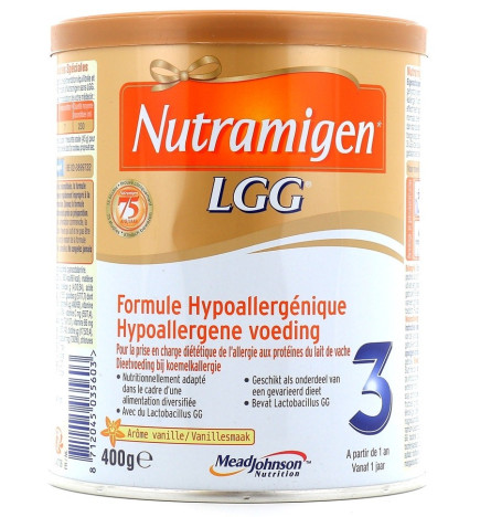 Nutramigen –  3 LGG Hydrolysat de Protéines Poudre  Boîte 400 g