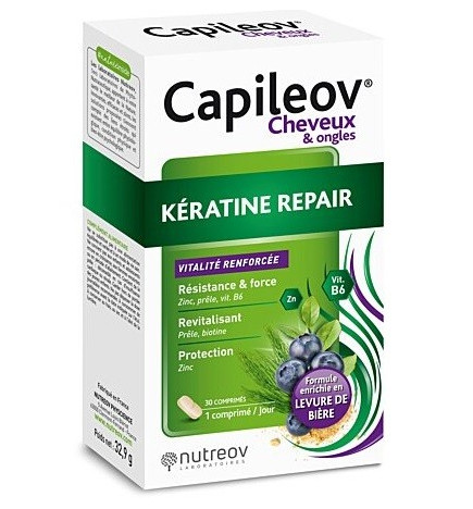 Nutreov – Capileov Kératine Repair, 30 comprimés