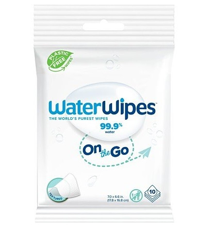 Waterwipes – Lingettes "On The Go", x10