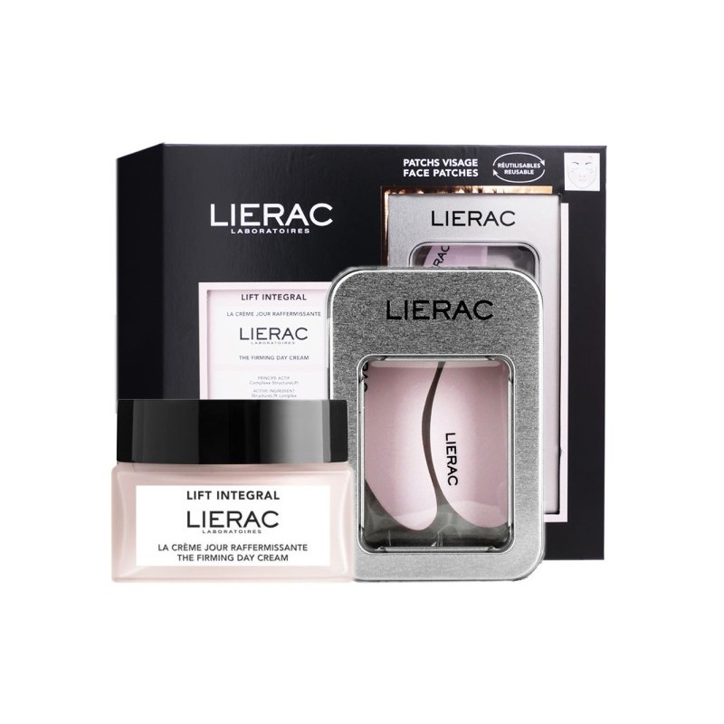 Lierac –  Coffret Lift Intégral  Créme de jour rafermissante + Patchs Visage