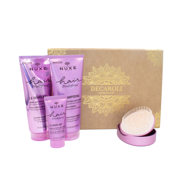 Nuxe – Coffret Decaroli cheveux Nuxe Hair Prodigieux, 4 produits