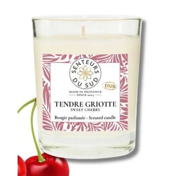 Senteur du Sud – Bougie Griotte, 140 g