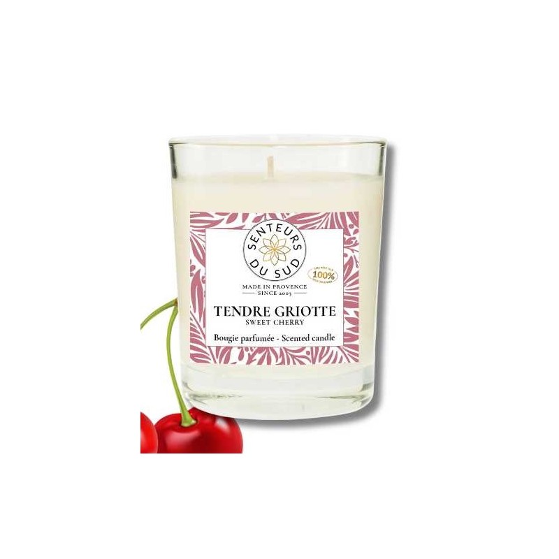 Senteur du Sud – Bougie Griotte, 140 g
