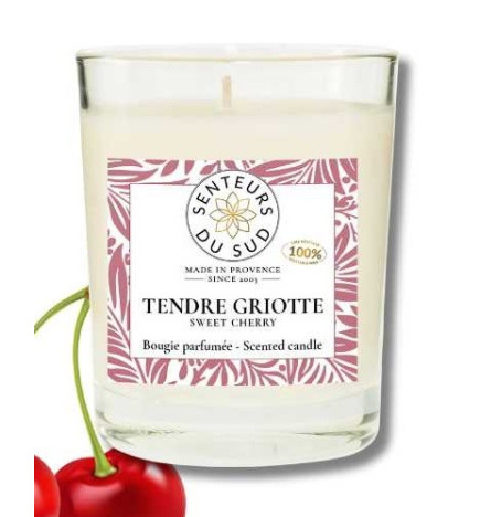 Senteur du Sud – Bougie Griotte, 140 g
