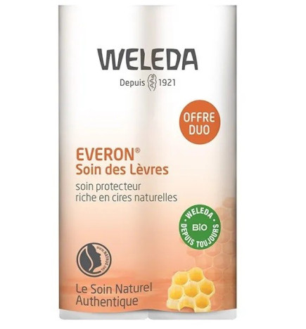 Weleda – Stick Soin des Lèvres Cire d’Abeille, x2