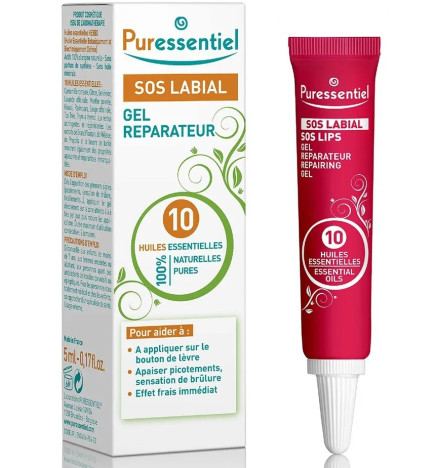 Puressentiel – SOS Labial Gel Réparateur 5ml