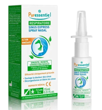 Puressentiel – Respiratoire Spray Nasal Sinus Express 15ml
