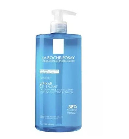 La Roche-Posay – Lipikar Gel lavant apaisant protecteur, 1 L