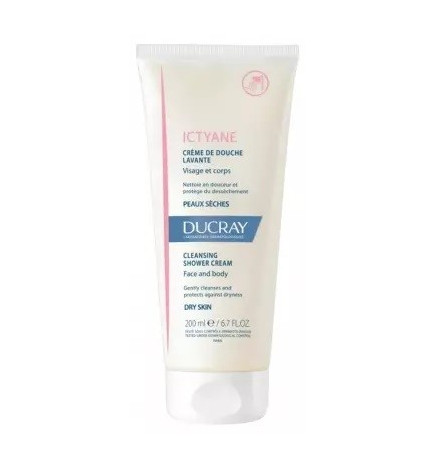 Ducray – Ictyane crème de douche lavante, 200 ml