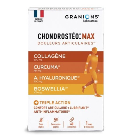 Granions – Chondrostéo Max Douleurs Articulaires 60 Comprimés