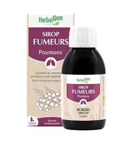 HerbalGem – Sirop Fumeurs Bio, 150 ml