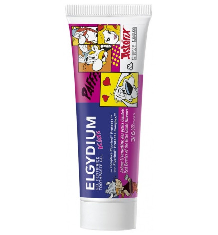 Elgydium – kids, gel dentifrice 3–6 ans, grenadine, 50 ml