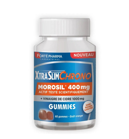 Forté Pharma – XtraSlim Chrono Gummies Morosil, 60 gommes