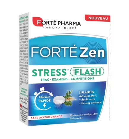 Forté Pharma – Fortezen Stress Flash, 10 comprimés