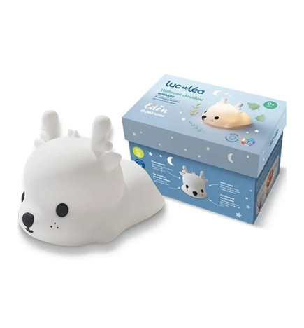 LUC ET LEA – Veilleuse nuit petit renne 2-en-1