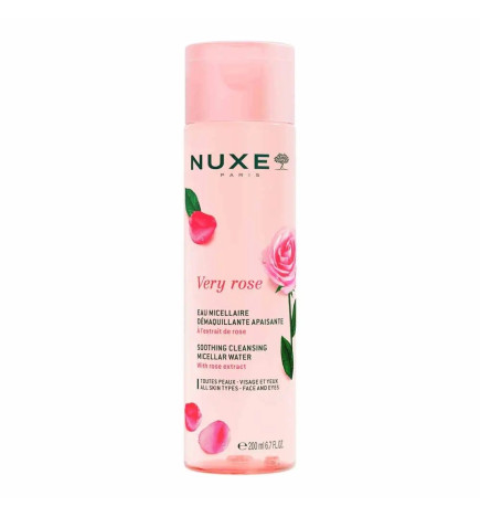 Nuxe – Very Rose Eau Micellaire Démaquillante Apaisante 200ml