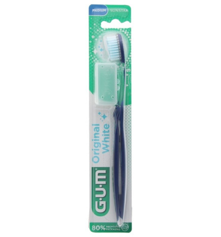 GUM – Original White Brosse à Dents Medium 563