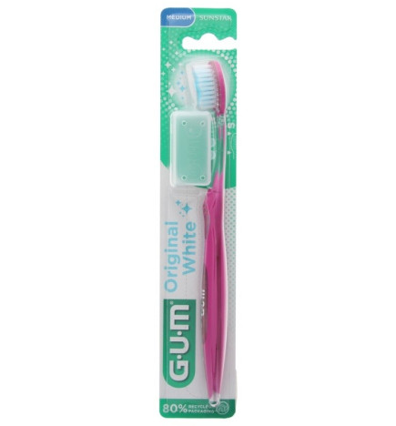 GUM – Original White Brosse à Dents Medium 563