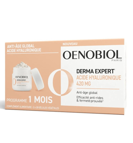 OENOBIOL – Derma Expert acide hyaluronique âge rides fermeté, 60 gélules