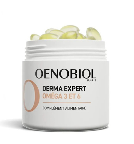 OENOBIOL – Derma Expert oméga 3 6 régénération peau, 30 capsules