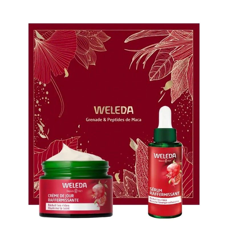 Weleda – Grenade Crème de Jour Raffermissante Bio, 40 ml + Sérum Raffermissant Bio, 30 ml