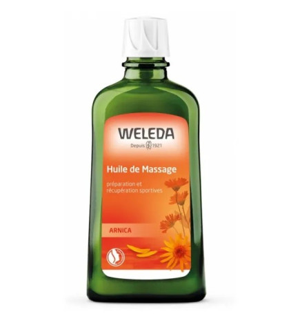 Weleda – Arnica Huile de Massage, 200 ml + Gel Douche Sport Bio, 200 ml