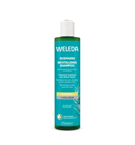 Weleda – Romarin Shampooing Revitalisant au Romarin Cheveux Fins, 250 ml