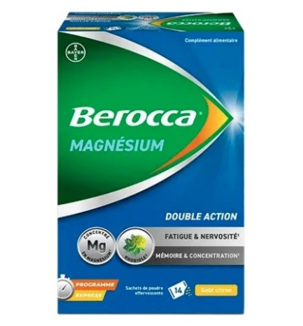Berocca – Magnésium, 14 sachets