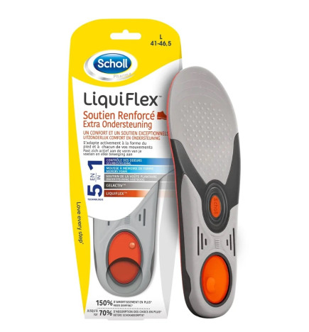 Scholl – Liquiflex Semelles Soutien Renforcé Taille L