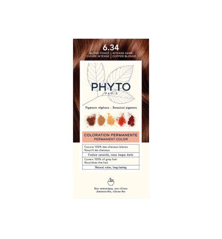Phyto – Coloration 634 Blond Foncé Cuivre Intense 112ml