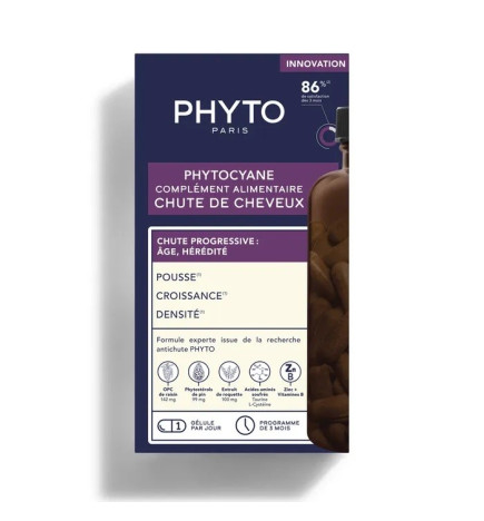 Phyto – Phyto –cyane Chute de Cheveux Chute Progressive x84 Gélules