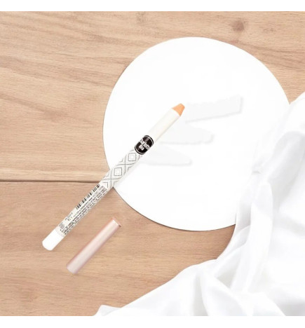 Charlotte Bio – Crayon yeux longue tenue bio blanc lumineux, 1,1 g