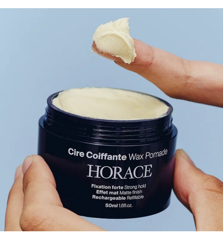Horace – Cire Coiffante Rechargeable - Tous Types de Cheveux 50ml