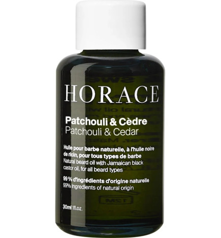 Horace – Huile à Barbe Patchouli et Cèdre 30ml