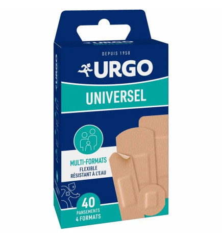 Urgo – Pansements universel 4 formats, x 40