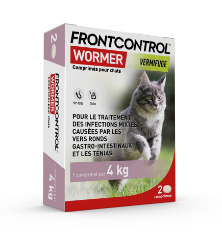 Frontline – Frontcontrol Wormer Vermifuge pour Chats 2 Unités