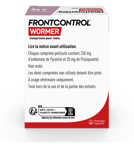 Frontline – Frontcontrol Wormer Vermifuge pour Chats 2 Unités