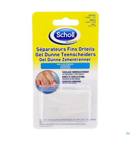 Scholl – Separateurs Fins Orteils ?ils-de-perdrix 3 Separateurs