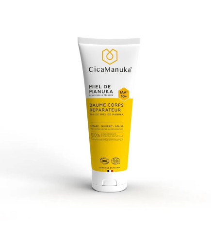 Cicamanuka – Baume corps réparateur au miel de manuka, 200ml
