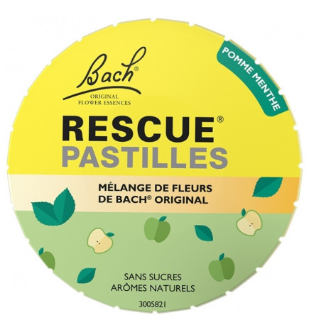 Rescue – Pastilles Pomme Menthe, 50 g