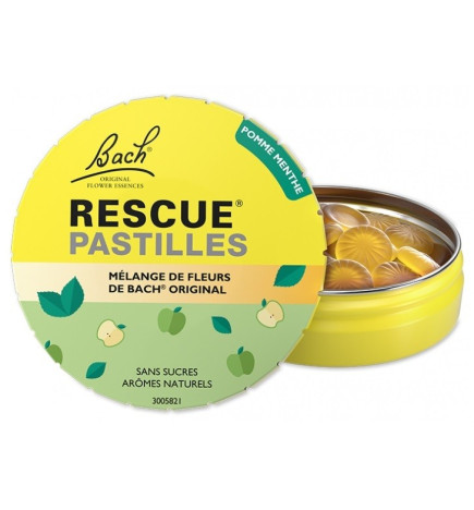 Rescue – Pastilles Pomme Menthe, 50 g